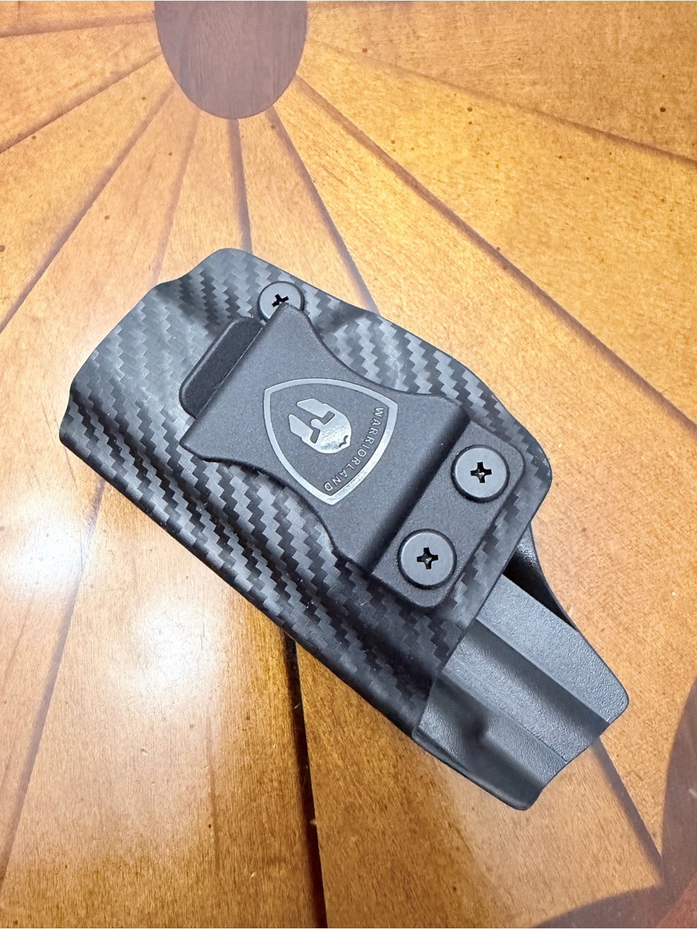 Carbon Fiber Kydex Holster with Belt Clip